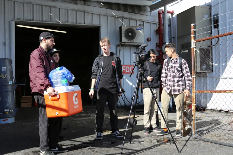 <!--wh15-->

The media team and Jitt Squad gearing up to get down for the day.
