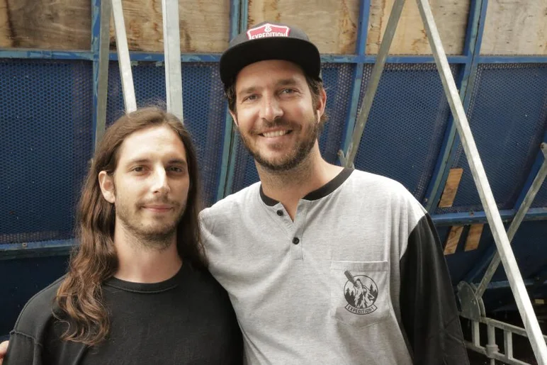 <!-- 2013harvestJam -->

SPoT OGs and skate bros Ian and John Gow. These dudes probably started the skate bro duo. Growing up, John would film Ian shred and now John is our Kayo rep.