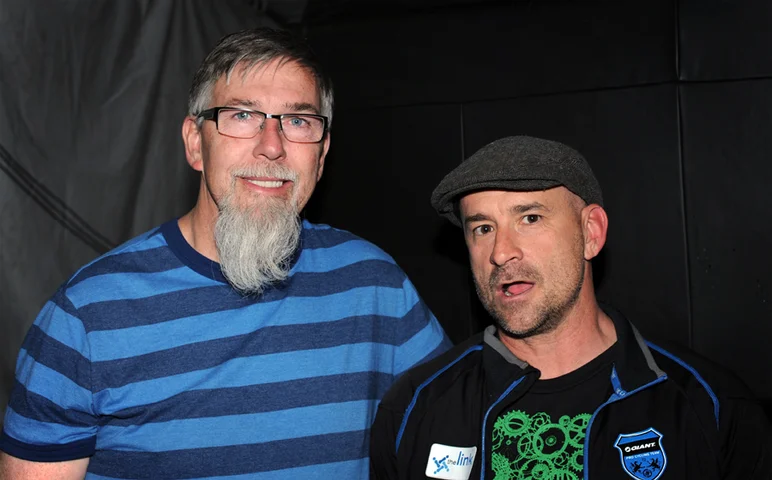 <!--tampapro2014-->

Two legends. Paul Schmitt and Mike Frazier.