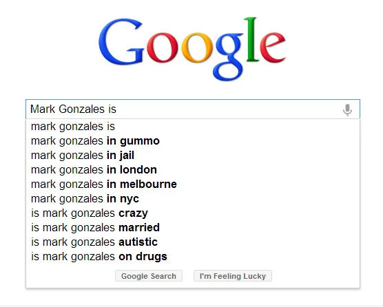 Mark Gonzales is the good kind of crazy, the kind you should strive for.<!-- Your Favorite Skateboarder Is Dead, Asian, Mexican, A Satanist, Married -->