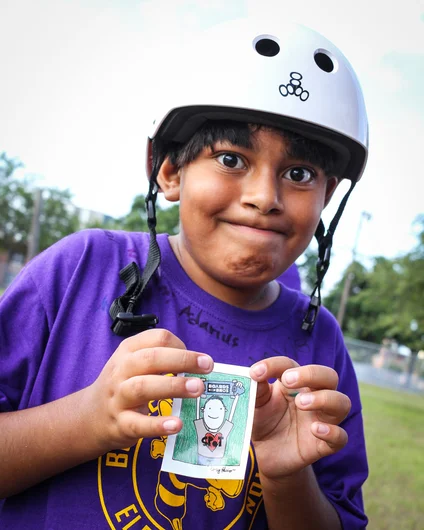 <!--desotob4b-->

Huge thanks to Triple 8 for helping Boards for Bros to provide helmets to our new skaters.