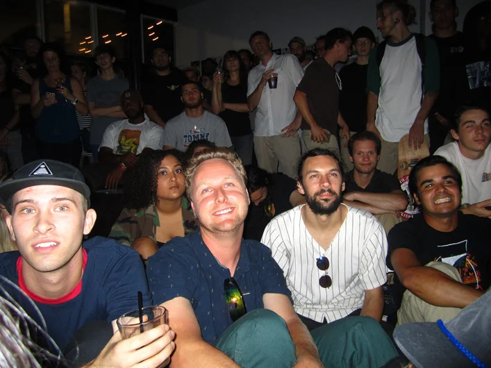 <!--veervidphotos-->
This next batch of chill shots is from Lil Pink Camera, who literally takes a little pink camera around Ybor and gets some pretty great party shots. Give them a follow on Insta @lilpinkcamera. Here's Tristan, Derick, Josh Bowser and Julio clearly stoked on the video.