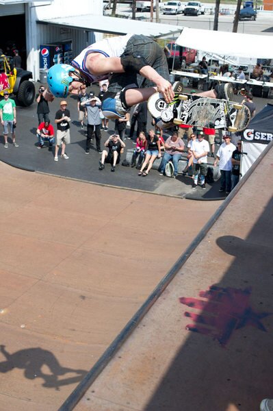 Beaver here claims he's going to double backflip