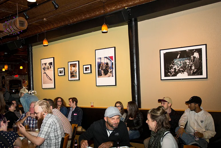 <!--pro16frinight-->

The walls looking good with some oldies from Spike Jonze.