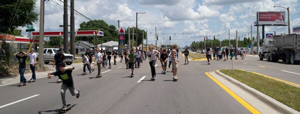 Turning the corner left from Columbus on to 40th