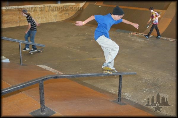 Who dat?  Smith grind