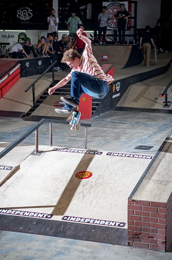 <!--dachi19quals-->

Wild man Tim Casey held it down with a Switch F/S 360 Heel and 3rd place for IBTC; good looks Tim!
