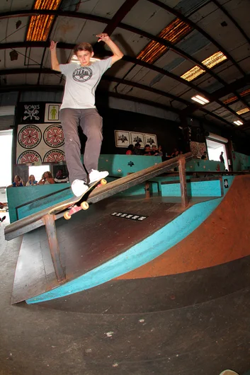 <!--btsb16-->

Marse Farmer made it to the Sponsored Finals with two other skaters and landed more tricks in 5 minutes than half of us could do in 30 minutes. Gap to FS Feeble to secure his spot in 1st.