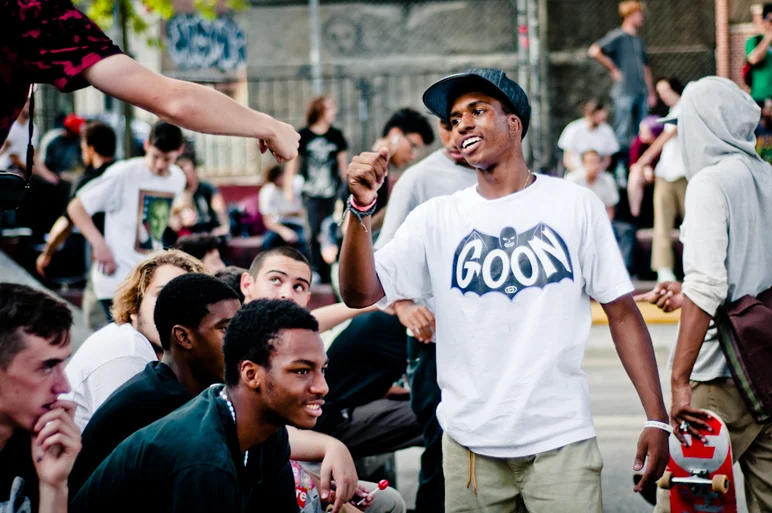 <!--nyc14day3-->

Daps for Chris Pierre Jaques after an awesome run.