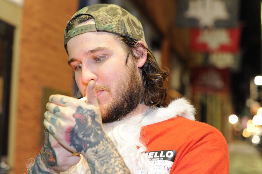 You think Santa goes down chimneys? Drunk Santa