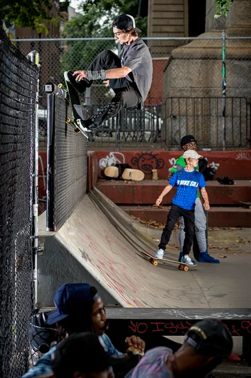 <!--danyc18practice-->

Logan Mozey did a giant FSA on QP at last years Tampa Am, to straight hang up, to dome hit.  An unfazed Mozey starts the Damn Am Finals off with a Ollie Up Smith Bash.