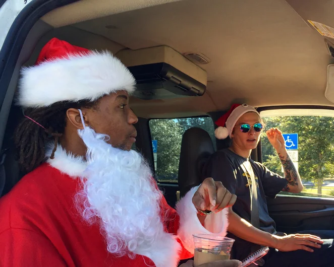 <!--b4bdelivery-->

Eric and Skate Santa Markus ready to roll...