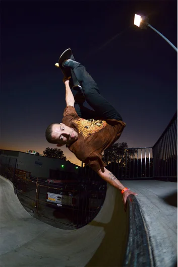 <!--bigwhoop-->

Dylan Witkin getting inverted. I'm sure we'll see more of this Saturday night at the Converse concrete jam.