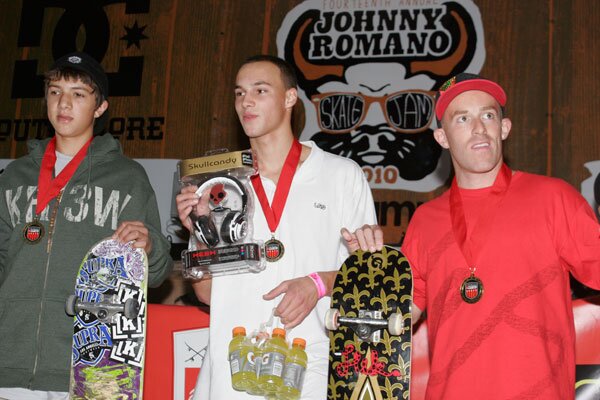 Top three for the eS Am Game of SKATE with Sewa