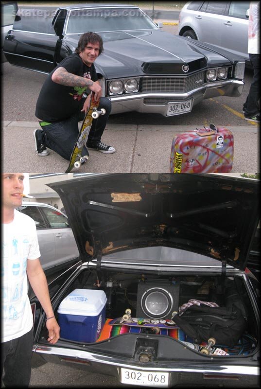 London Luke took us for a ride in his OG Caddy