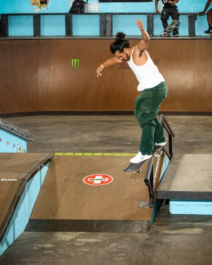 Jake Malick returned from his injury at Damn Am LA last year. Great seeing you out there Jake! Back Smith on the a frame from the man

<!--schoolsoutjam24-->