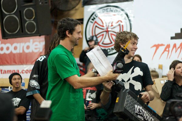 Ben Hatchell got the Zumiez Destroyer Award