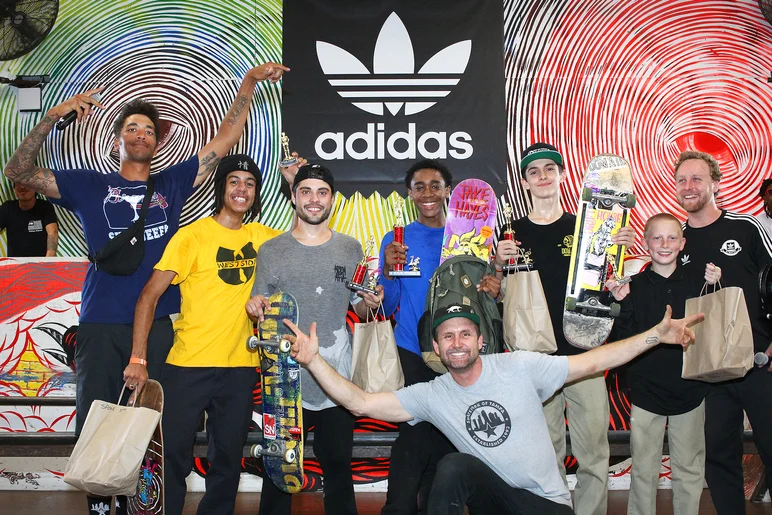 <!--vdaymass18-->
Sponsored Division Winners (L-R) : Jordi Zapata, JP Oliveira (3rd), Keenan Lewis (1st) & Jake Yanko (2nd)