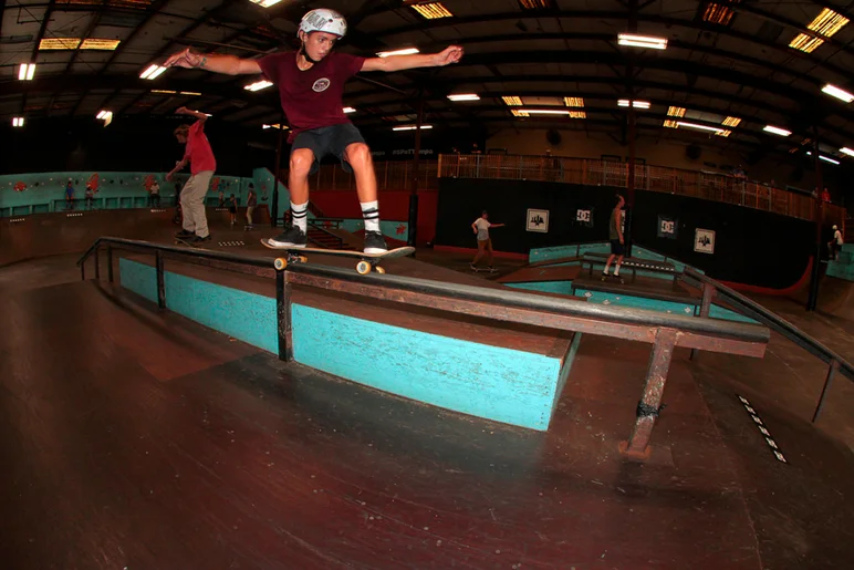 <!--btsb16-->

Jake Yanko wrapped up the 13-15 Age group by taking first. He’s got control of his board like you wouldn’t believe. 50-50 the whole thing, spreading those trucks.