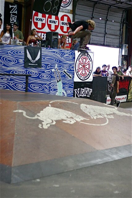 Josiah Gatlyn - frontside flip to flat.  Holy crap