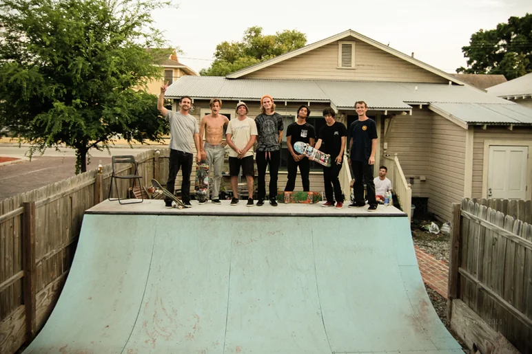 <!--sllakai14-->

After getting back to Tampa, we met up at Seamus' house for a mini ramp session.  Check the video to see what went down.