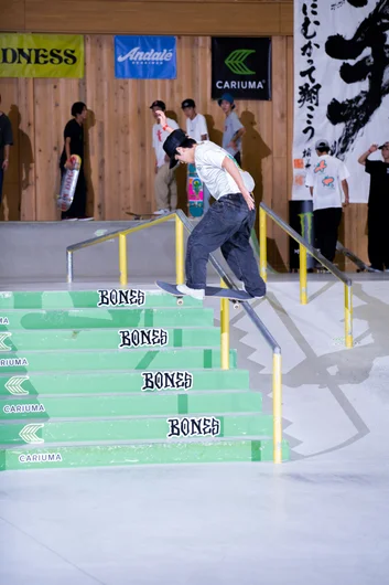 Daiki raising the bar with the cab back tail big spin.

<!--damnamjapan2022besttrick-->