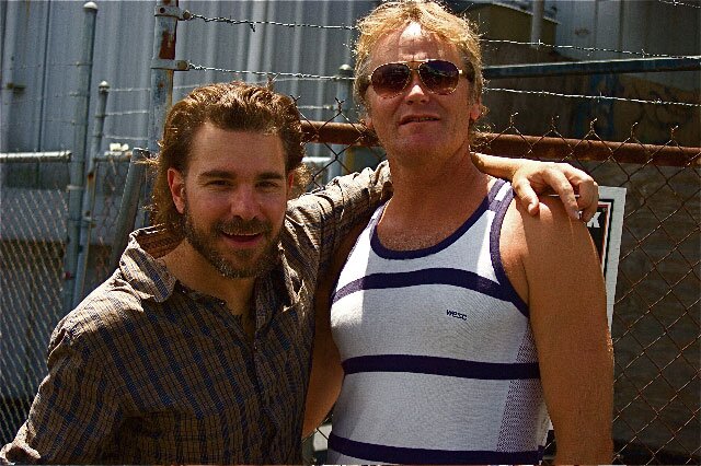Clem and his friend Jim Shubin