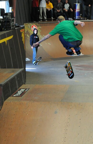 Wow, Bill Weiss can still 360 flip the pyramid