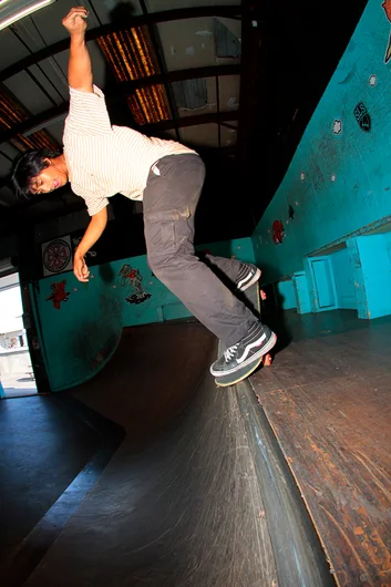 <!--eotmapr16-->
Uncle Sam keeps things easy with this BS Nose Grind. Did I say easy? Well it was first try!