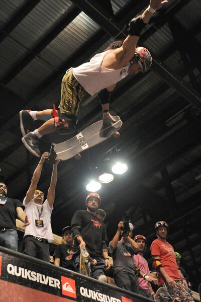 Christian Hosoi's signature move, the Christ Air