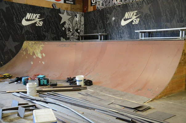 I wonder if they will replace the sheets of skatelite where the NeckFace puke is located.<!-- Course Demo 2012 -->