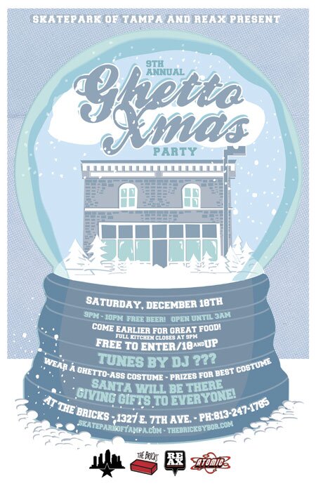 The 9th Annual Ghetto Christmas Party is Saturday