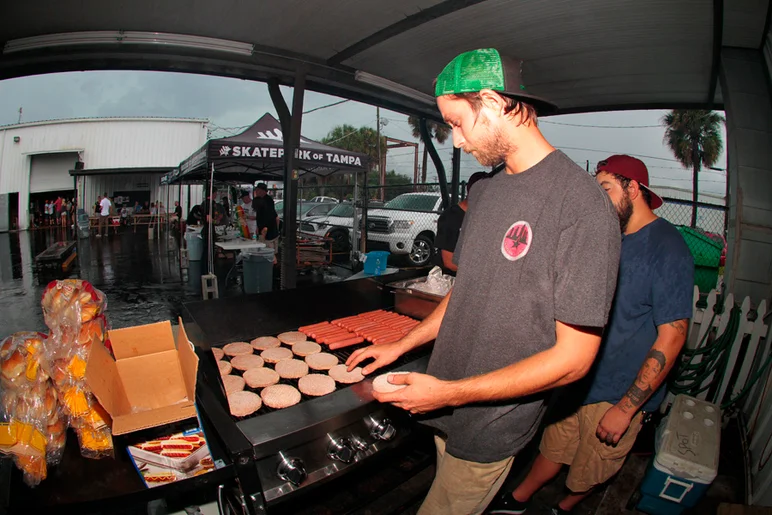 <!--btsb15-->

Josh Knight - Expert Meat Handler. Free BBQ for the rippers to keep them skating all day!