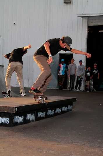 <!--awaydaysphotos-->

William Gomez Switch Flip BS 5-0. It was a close call but he could’ve won with tricks like these.