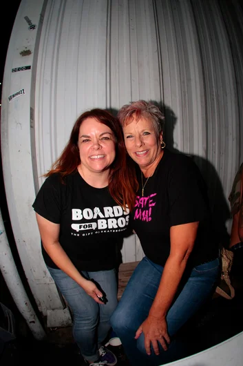 <!--bakerdemo-->

Skater Moms! Wesley Box’s mom with the Infamous Mrs. Reynolds. It's great to see moms who support skating.