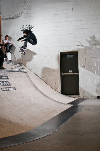 <!-- damnamfamilia14saturday -->

Local big baller Tabari Cook handled business with this nollie frontside heelflip