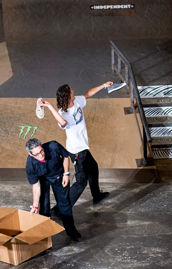 <!--pro18-sat-->

Evan Smith turned his run into a product toss.
