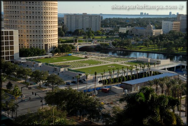 Trip Park and Tampa Art Museum Construction