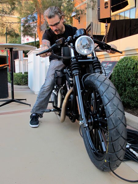 Sportster-turned-Café Racer built by Roland Sands