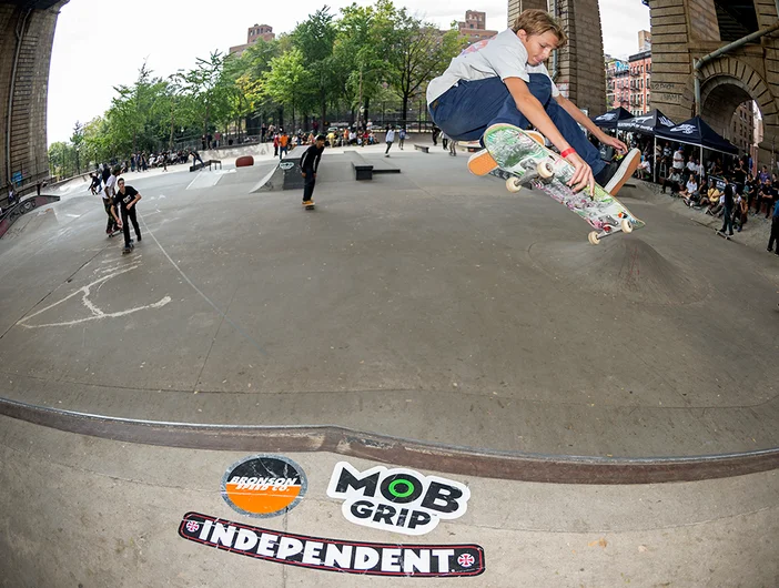 <!--dany18finalsphotos-->

I don’t think we saw Cooper Qua miss one of these Frontside Flip Grabs all weekend.