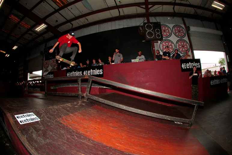 <!--btsb15-->

Jake Ilardi - massive Gap FS Lipslide. With tricks like this, it's no wonder he came in 1st.