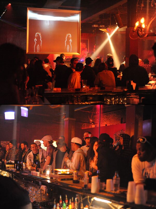 This is the scene at Czar Bar