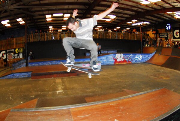 Trevor Stephens - nollie.  Still blaming my camera