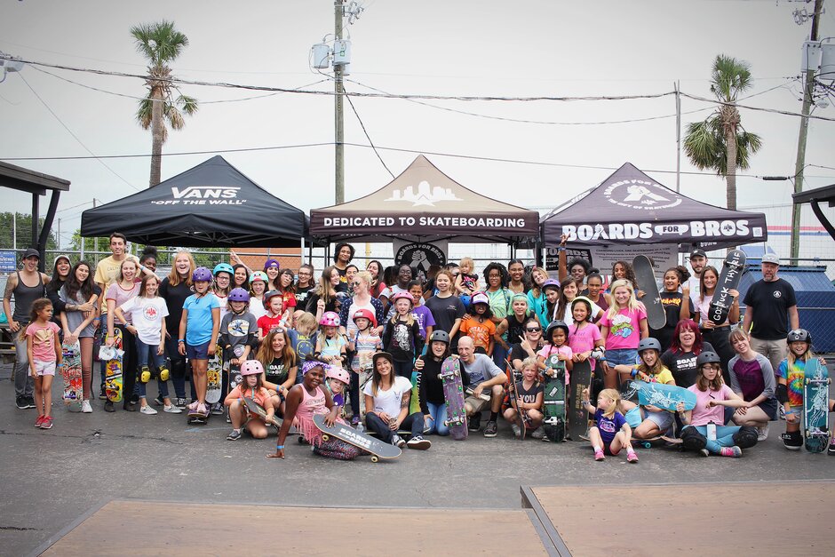 Photos From the Vans Girls Skate Clinic at SPoT