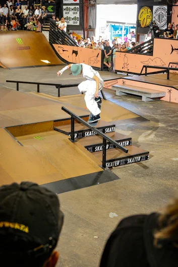 Back inside Kento is kicking it up a notch with this kicky Back Noseblunt
<!--tampaamsunday2023-->