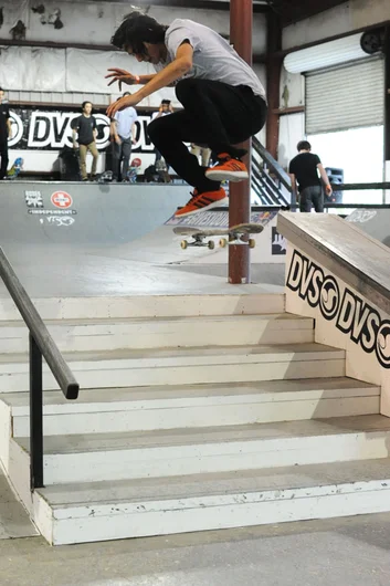 Cris Lesh made the cut in his first Damn Am this weekend.  That's a switch heel.<!-- Damn Am Atlanta 2013 Presented by DVS -->