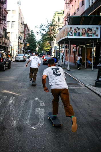 Linked up with SPoT OG Josh Wilson and Events Coordinator Matt Shail for some street action before heading to our hotel.

<!--damnamnyc23-day1-->
