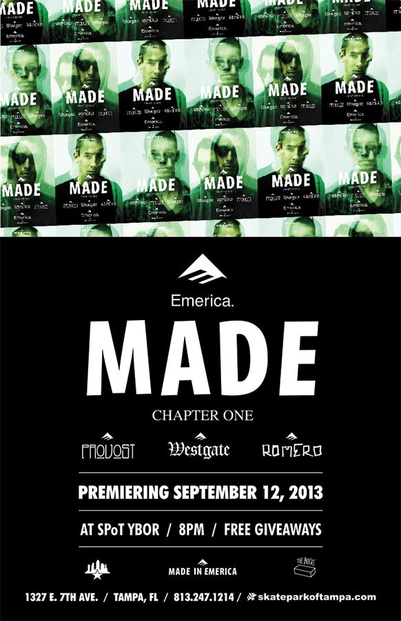 Emerica Made Premiere at SPoT Ybor