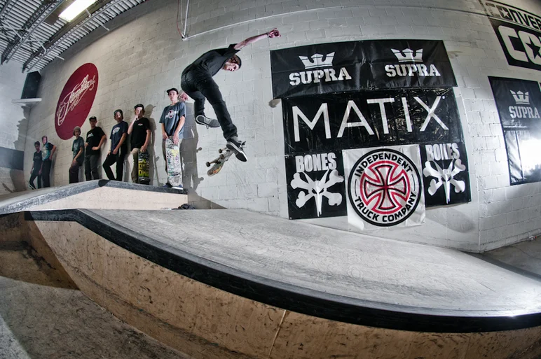 <!--damnammn14finals-->

Now just imagine if Cody Davis could throw this buttery switch tre flip down the euro into the middle of his run.  Oh wait...he did.