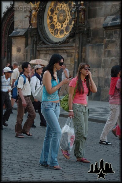 People Watching in Prague